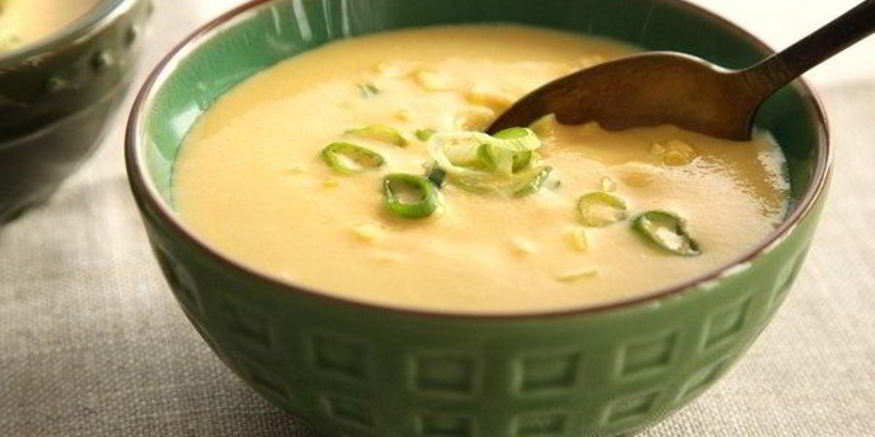 Рецепт легкого сырно-кукурузный суп