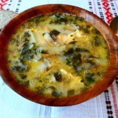 Сырно-щавелевый суп