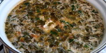 сырно-щавелевый суп