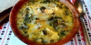 сырно-щавелевый суп