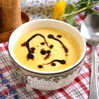Сырный крем-суп с тыквой