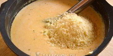 сырный крем-суп с тыквой