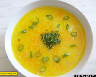 Сырный суп из плавленных сырков