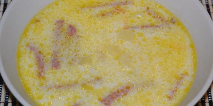 Рецепт сырного супа из плавленого сыра с колбасой