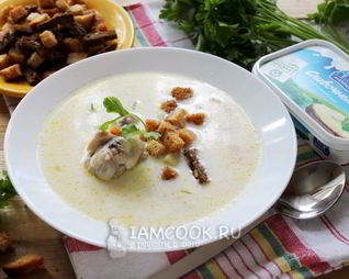 Сырный суп по-французски с курицей