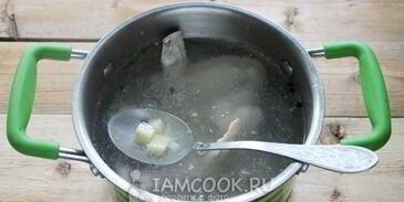 сырный суп по-французски с курицей