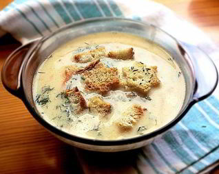 Сырный суп по-французски