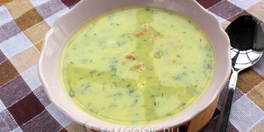 Рецепт сырного супа пюре с креветками