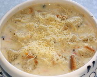 Сырный суп-пюре