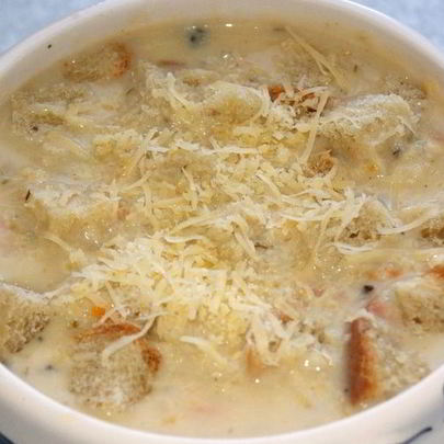 Сырный суп-пюре