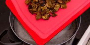 сырный суп с белыми грибами