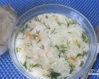 Сырный суп с грибами