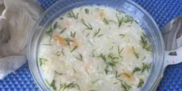 сырный суп с грибами