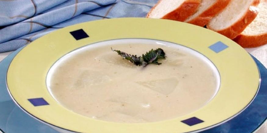 Рецепт сырного супа с кольраби