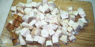 сырный суп с копченой курицей