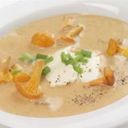 Рецепт Сырного супа с лисичками