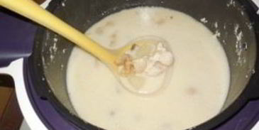 сырный суп с мясом