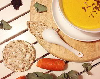 Сырный суп с пастой карри