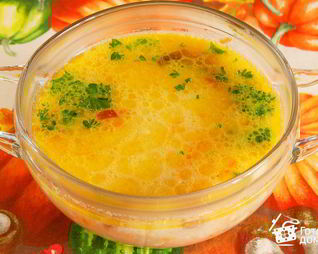 Сырный суп с шампиньонами