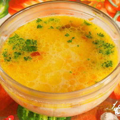 Сырный суп с шампиньонами