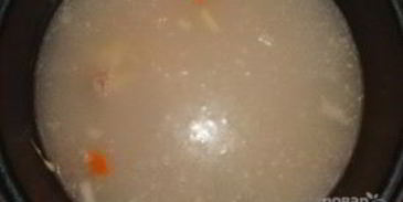 сырный суп со свининой в мультиварке