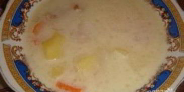 сырный суп со свининой в мультиварке