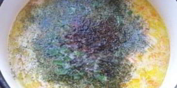 сырный суп со свининой