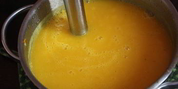 тыквенный суп с тимьяном и яблоками