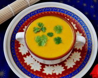 Тыквенный суп в азиатском стиле