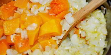 тыквенный суп в азиатском стиле