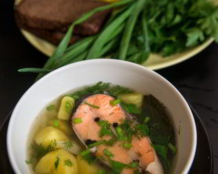 Уха из форели