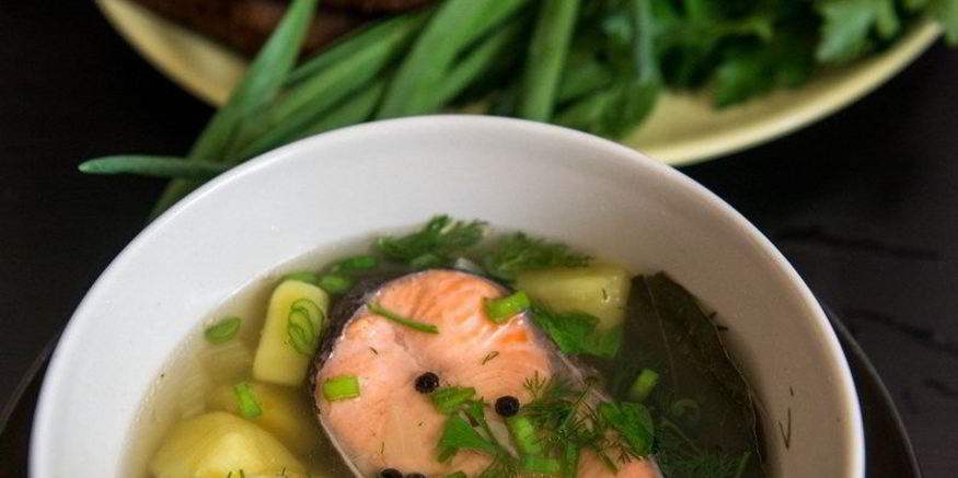 Рецепт ухи из форели
