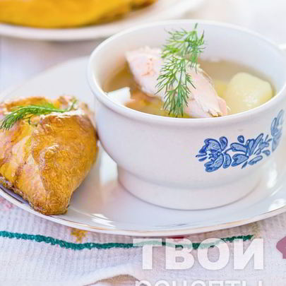 Уха из красной рыбы