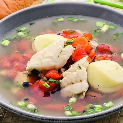 Уха классическая на костре