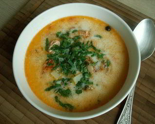 Уха по-фински со сливками