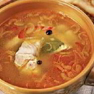 Рецепт Ухи ростовской из судака и рыбной мелочи