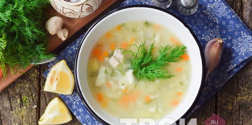 Рецепт ухи с рисома