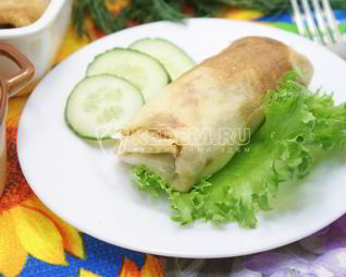 Блинчики фаршированные фаршем