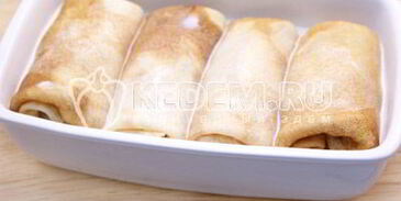 блинчики фаршированные фаршем