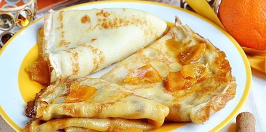 Рецепт блинчиков креп сюзетт