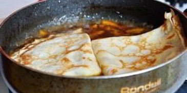 блинчики креп сюзетт