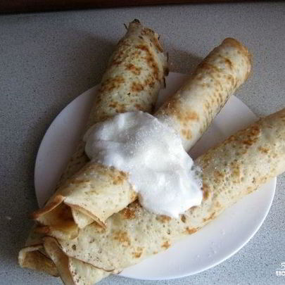 Блинчики на сухих дрожжах