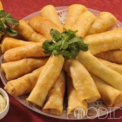 Блинчики с банановой начинкой