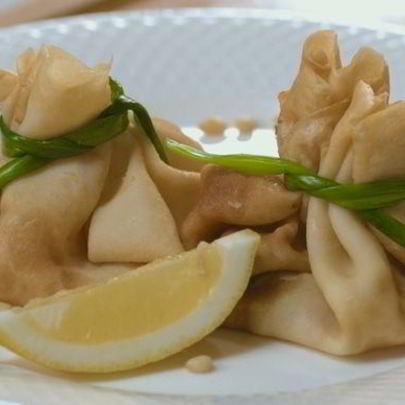 Блинчики с красной икрой