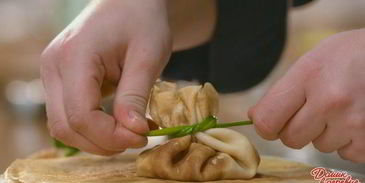 блинчики с красной икрой