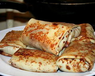 Блинчики с мясом