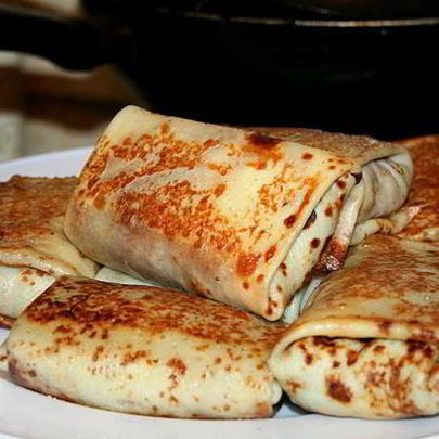 Блинчики с мясом