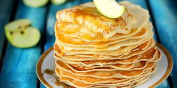 блинчики с тертым яблоком