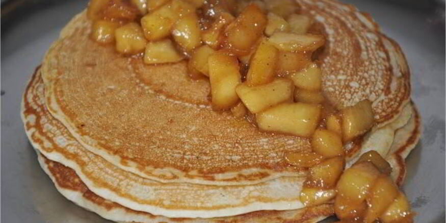 Рецепт блинчиков с яблоками