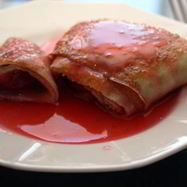 Рецепт Блинчиков со сливами